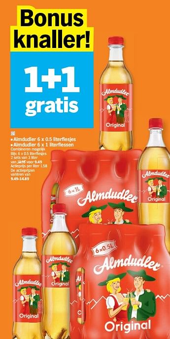 Promoties Almdudler - Almdudler - Geldig van 07/11/2022 tot 13/11/2022 bij Albert Heijn