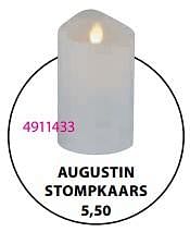 Promoties Augustin stompkaars - Huismerk - Jysk - Geldig van 07/11/2022 tot 27/11/2022 bij Jysk