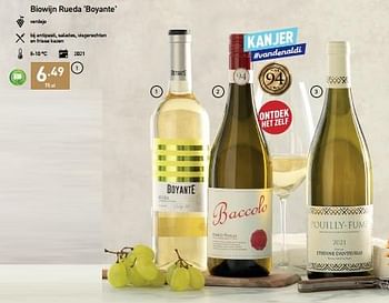 Promoties Biowijn rueda boyante - Witte wijnen - Geldig van 07/11/2022 tot 31/12/2022 bij Aldi