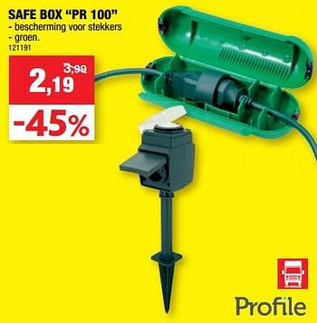 Promoties Safe box pr 100 - Profile - Geldig van 09/11/2022 tot 20/11/2022 bij Hubo