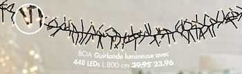 Promotions Boa guirlande lumineuse avec 448 leds - Produit maison - Casa - Valide de 31/10/2022 à 25/12/2022 chez Casa