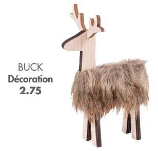 Promotions Buck décoration - Produit maison - Casa - Valide de 31/10/2022 à 25/12/2022 chez Casa