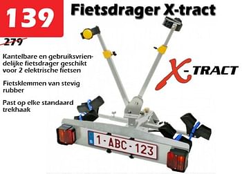 Promoties Fietsdrager x-tract - X-tract - Geldig van 27/10/2022 tot 20/11/2022 bij Itek