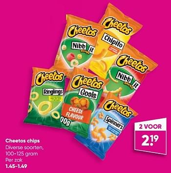 Promoties Cheetos chips - Cheetos  - Geldig van 07/11/2022 tot 20/11/2022 bij Big Bazar