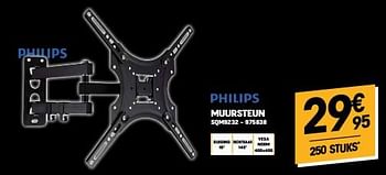 Promoties Philips muursteun sqm9232 - Philips - Geldig van 10/11/2022 tot 22/11/2022 bij Electro Depot