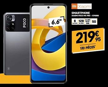 Promotions Smartphone xiaomi poco m4 pro - Xiaomi - Valide de 10/11/2022 à 22/11/2022 chez Electro Depot