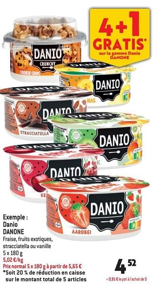 Promotions Danio danone - Danone - Valide de 09/11/2022 à 15/11/2022 chez Match
