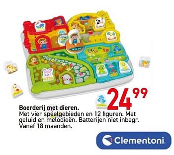 Promoties Boerderij met dieren - Clementoni - Geldig van 18/10/2022 tot 06/12/2022 bij Deproost