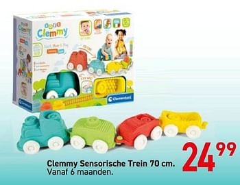 Promoties Clemmy sensorische trein - Clementoni - Geldig van 18/10/2022 tot 06/12/2022 bij Deproost