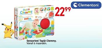 Promoties Sensorieel tapijt clemmy - Clementoni - Geldig van 18/10/2022 tot 06/12/2022 bij Deproost