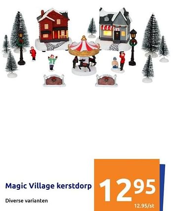 Promoties Magic village kerstdorp - Huismerk - Action - Geldig van 09/11/2022 tot 15/11/2022 bij Action