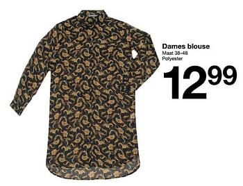 Promoties Dames blouse - Huismerk - Zeeman  - Geldig van 12/11/2022 tot 18/11/2022 bij Zeeman