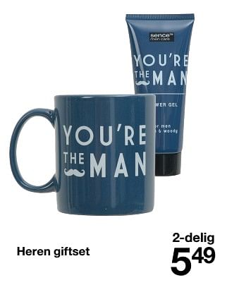 Promoties Heren giftset - Huismerk - Zeeman  - Geldig van 12/11/2022 tot 18/11/2022 bij Zeeman