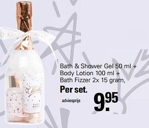 Promoties Bath + shower gel + body lotion + bath fizzer - Source Balance  - Geldig van 09/11/2022 tot 03/12/2022 bij De Online Drogist