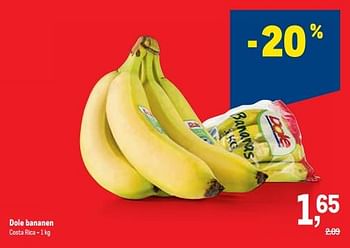 Promoties Dole bananen - Dole - Geldig van 16/11/2022 tot 29/11/2022 bij Makro