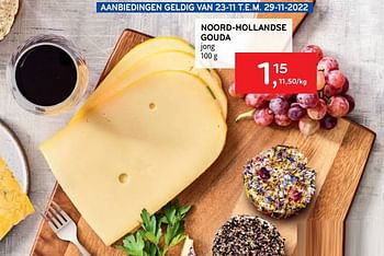Promoties Noord-hollandse gouda - Huismerk - Alvo - Geldig van 23/11/2022 tot 29/11/2022 bij Alvo