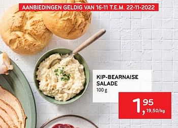 Promoties Kip-bearnaise salade - Huismerk - Alvo - Geldig van 16/11/2022 tot 22/11/2022 bij Alvo