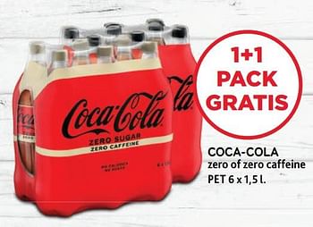 Promoties Coca-cola 1+1 pack gratis - Coca Cola - Geldig van 16/11/2022 tot 29/11/2022 bij Alvo