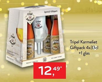 Promoties Tripel karmeliet - TRipel Karmeliet - Geldig van 16/11/2022 tot 29/11/2022 bij Alvo