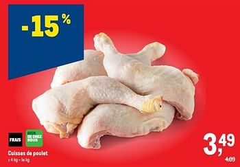 Promotions Cuisses de poulet - Produit maison - Makro - Valide de 16/11/2022 à 29/11/2022 chez Makro