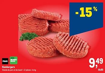 Promoties Hamburgers - Huismerk - Makro - Geldig van 16/11/2022 tot 29/11/2022 bij Makro