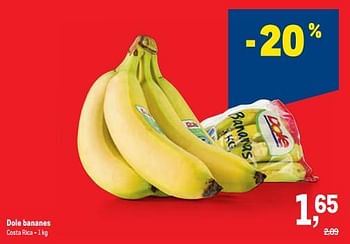 Promotions Dole bananes - Dole - Valide de 16/11/2022 à 29/11/2022 chez Makro