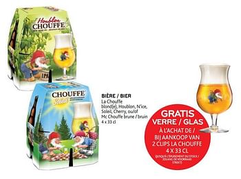 Promotions Bière la chouffe gratis verre à l’achat de 2 clips la chouffe - Brasserie d'Achouffe - Valide de 16/11/2022 à 29/11/2022 chez Alvo