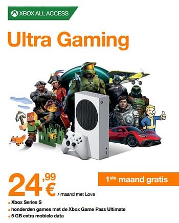 Promoties Ultra gaming - Microsoft - Geldig van 14/11/2022 tot 28/11/2022 bij Orange