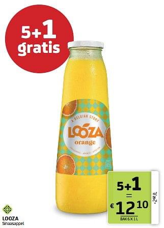 Promoties Looza sinaasappel - Looza - Geldig van 18/11/2022 tot 01/12/2022 bij BelBev