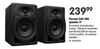 Pioneer dm-50d speaker 5``-Pioneer