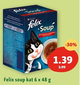 Promoties Felix soup kat - Purina - Geldig van 21/11/2022 tot 26/11/2022 bij Maxi Zoo