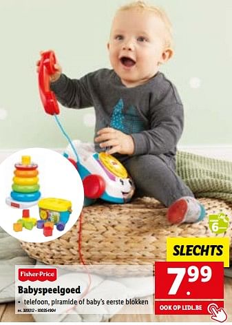 Promoties Babyspeelgoed - Fisher-Price - Geldig van 21/11/2022 tot 26/11/2022 bij Lidl