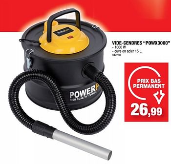 Promotions Powerplus vide-cendres powx3000 - Powerplus - Valide de 16/11/2022 à 20/11/2022 chez Hubo