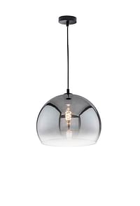 Hanglamp Zwart Glas E27 Max 40w-Zelfbouwmarkt