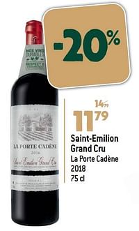 Saint-emilion grand cru la porte cadène-Rode wijnen