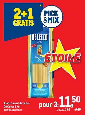 Promoties De cecco spaghettis - De Cecco - Geldig van 16/11/2022 tot 29/11/2022 bij Makro