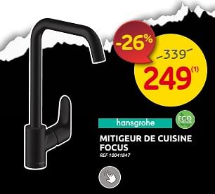 Promotions Mitigeur de cuisine focus - Hansgrohe - Valide de 16/11/2022 à 28/11/2022 chez Brico