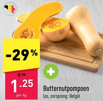 Promoties Butternutpompoen - Huismerk - Aldi - Geldig van 21/11/2022 tot 26/11/2022 bij Aldi