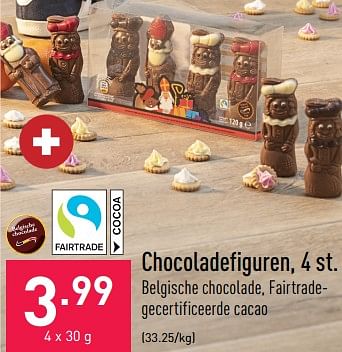 Promoties Chocoladefiguren - Huismerk - Aldi - Geldig van 25/11/2022 tot 02/12/2022 bij Aldi