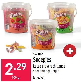 Promoties Snoepjes - SWING - Geldig van 25/11/2022 tot 02/12/2022 bij Aldi
