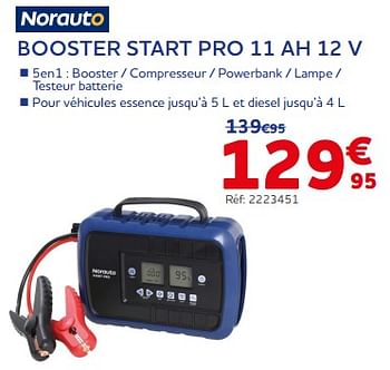 Promotions Norauto booster start pro 11 ah 12 v - Norauto - Valide de 16/11/2022 à 03/01/2023 chez Auto 5