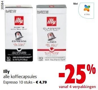 Promotions Illy espresso - Illy - Valide de 16/11/2022 à 29/11/2022 chez Colruyt