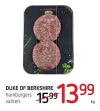 Duke of berkshire hamburgers-Huismerk - Spar Retail