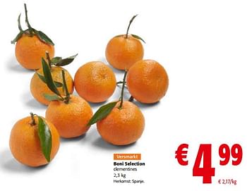 Promoties Boni selection clementines - Boni - Geldig van 16/11/2022 tot 29/11/2022 bij Colruyt