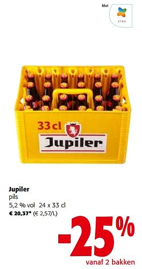 Promoties Jupiler pils - Jupiler - Geldig van 16/11/2022 tot 29/11/2022 bij Colruyt