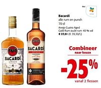 Bacardí anejo cuatro aged gold rum oude rum-Bacardi
