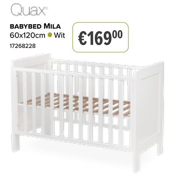 Promoties Babybed mila - Quax - Geldig van 18/11/2022 tot 21/11/2022 bij Europoint