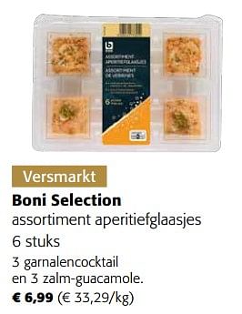 Promoties Boni selection assortiment aperitiefglaasjes - Boni - Geldig van 16/11/2022 tot 29/11/2022 bij Colruyt