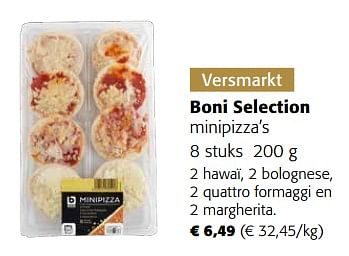 Promoties Boni selection minipizza’s - Boni - Geldig van 16/11/2022 tot 29/11/2022 bij Colruyt