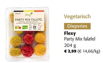 Promoties Flexy party mix falafel - Flexy - Geldig van 16/11/2022 tot 29/11/2022 bij Colruyt